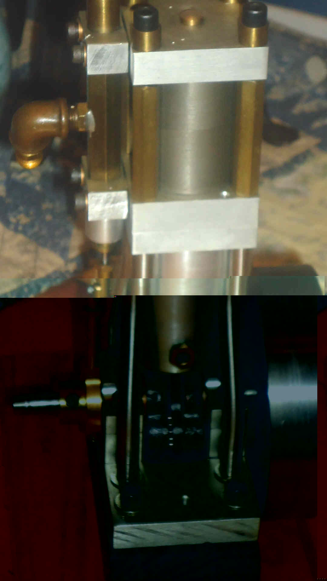 See the rollers on the connecting rod big end