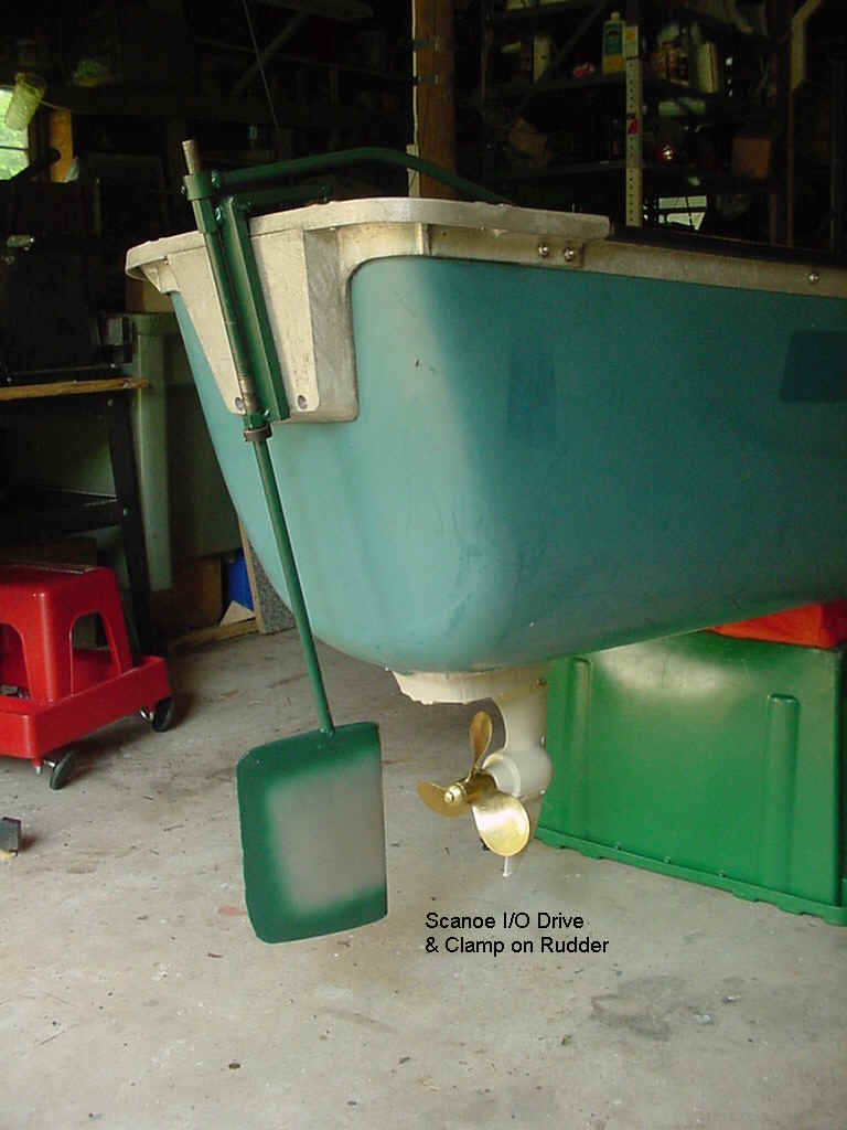 I/O Drive and Clamp-On Rudder