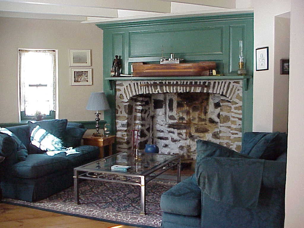 Coastal Steamer in the new (1838) part of the house