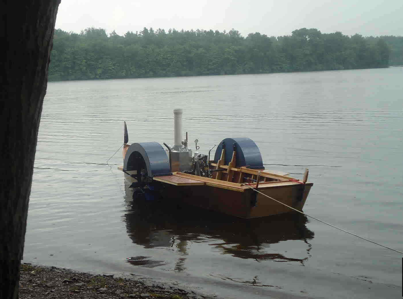 Anchored &amp; waiting for storms to pass.