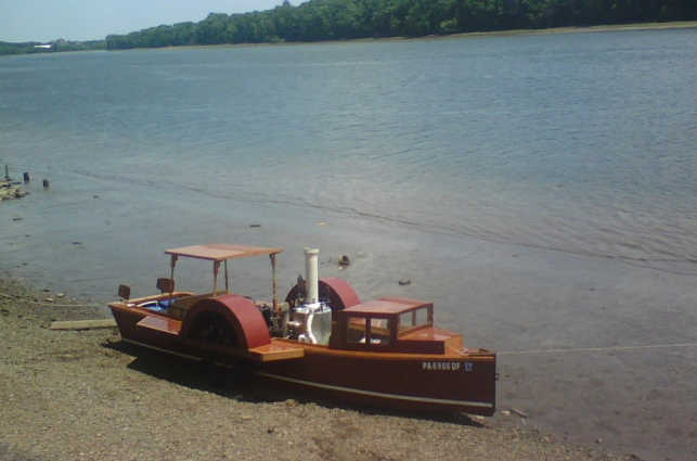 Hard aground on the Delaware, rudders folded up, no problems