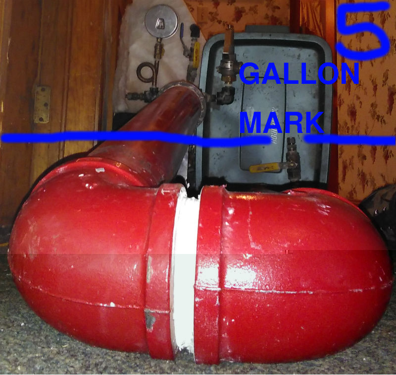 PV Longitudinal View<br />5 Gallon Mark