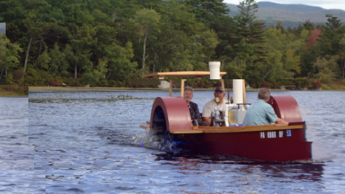 Sidewheeler &quot;Margaret S&quot; cruising