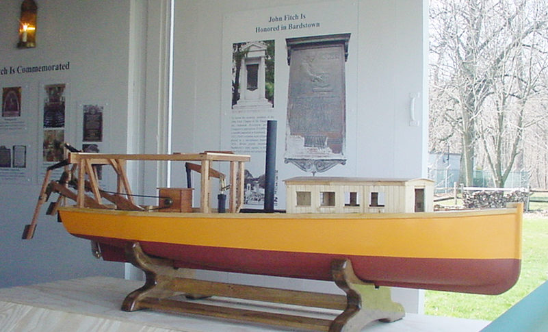 1/10 th scale model of the Fitch Commercial Steamboat