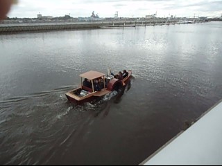 Short cruise with several museum crew members