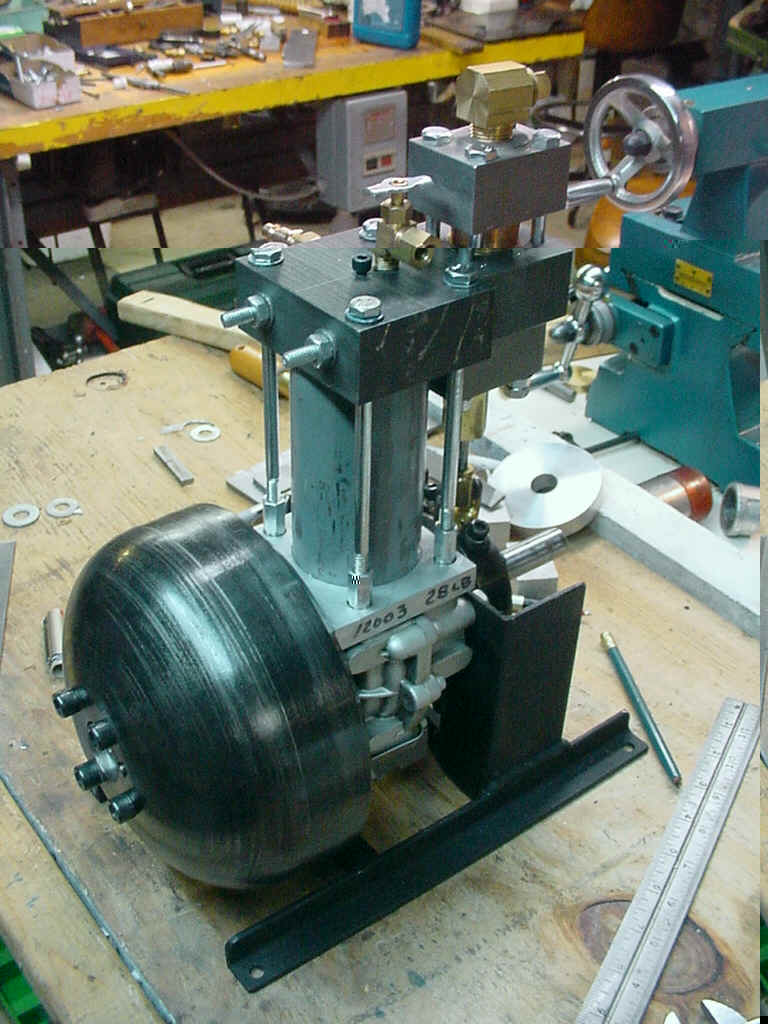 4.7 cubic inch two stroke gasoline to steam conversion.