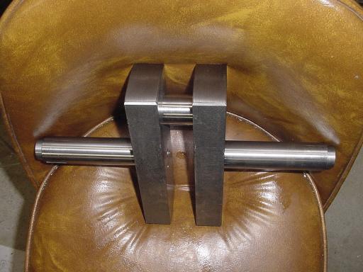Walking Beam Built Up Crank Pressed together