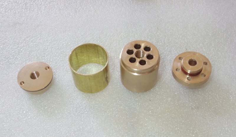 The parts of the base.