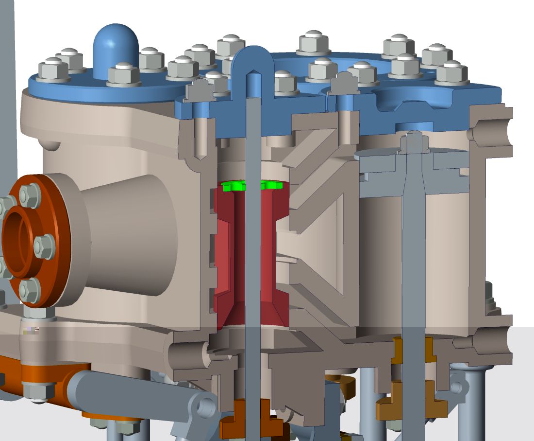 I think you can find out which core is for which part of the piston valve chest...
