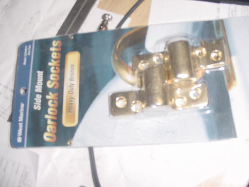 bronze oarlock sockets