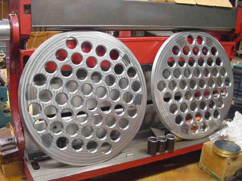 tubesheets from machine shop.jpg