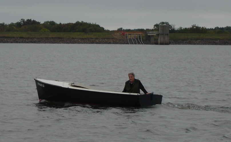 Cruising on a local lake