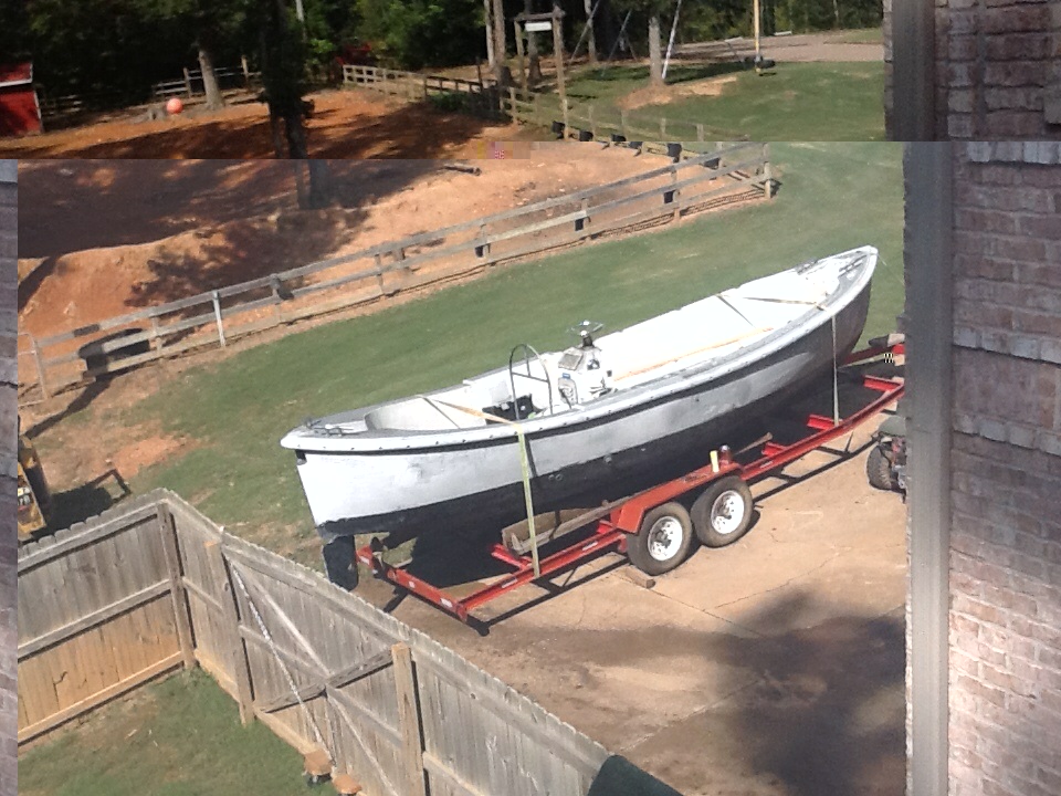 26 x 8 ex US Navy whale boat with Perkins 4.108